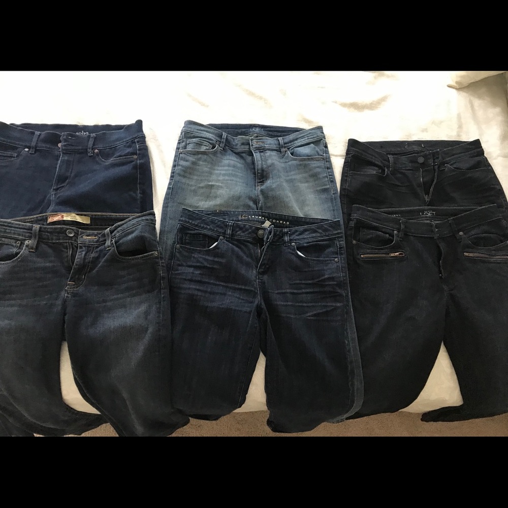 Bundle: 6 pair of jeans